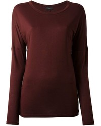 Burgundy Long Sleeve T-shirt