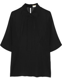Black Short Sleeve Blouse