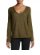Olive V-neck Sweater