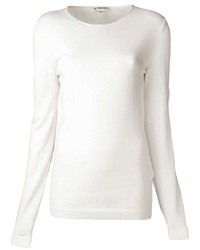 White Crew-neck Sweater