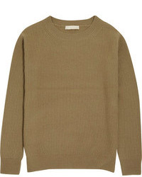 Olive Crew-neck Sweater