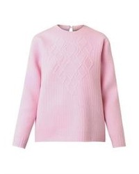 Pink Cable Sweater