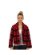 Red Plaid Pea Coat