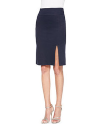 Navy Pencil Skirt