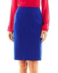 Blue Pencil Skirt
