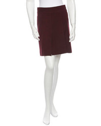 Burgundy Pencil Skirt