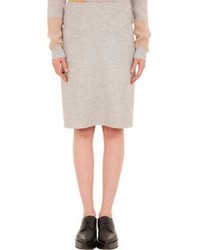Grey Pencil Skirt