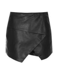 Black Leather Mini Skirt