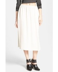 Beige Midi Skirt