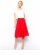 Red Full Skirt