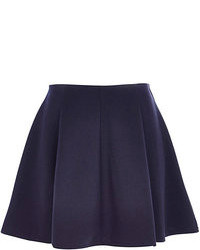 Navy Skater Skirt