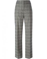 Grey Plaid Dress Pants