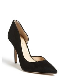 Black Suede Pumps