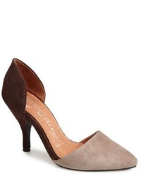 Brown Suede Pumps