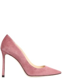 Pink Suede Pumps