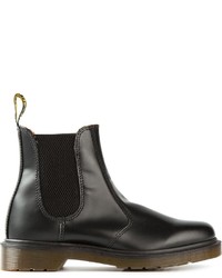 Black Leather Chelsea Boots