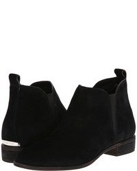 Black Suede Chelsea Boots