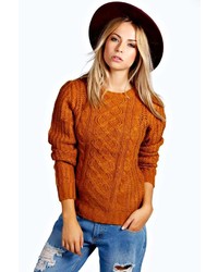 Tobacco Crew-neck Sweater