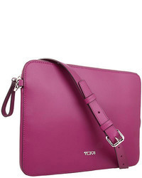 Purple Leather Crossbody Bag