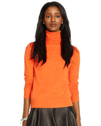 Orange Turtleneck