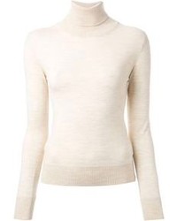 Beige Turtleneck