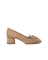 Tan Suede Tassel Loafers