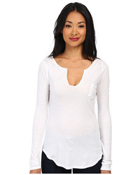 White Henley Shirt