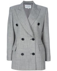 Grey Double Breasted Blazer