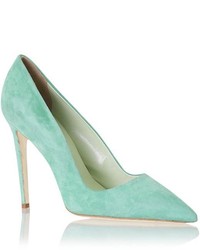 Mint Suede Pumps