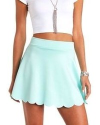 Light Blue Skater Skirt