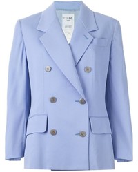 Light Blue Double Breasted Blazer