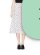 White and Black Polka Dot Midi Skirt