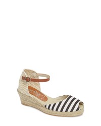 White and Black Espadrilles