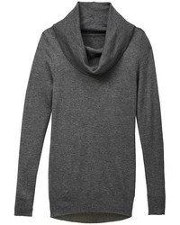Charcoal Cowl-neck Sweater