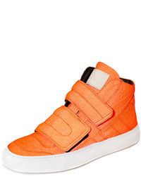 Orange High Top Sneakers