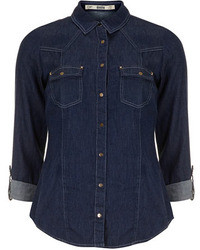 Navy Denim Shirt