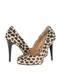 Tan Leopard Suede Pumps