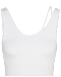 White Cropped Top