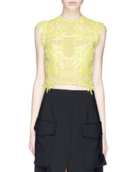 Yellow Cropped Top