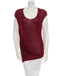 Burgundy Sleeveless Top