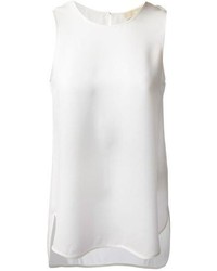 White Sleeveless Top