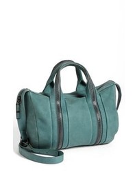 Teal Leather Satchel Bag