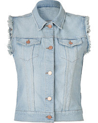Light Blue Denim Vest