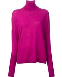 Hot Pink Turtleneck