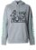 Grey Print Hoodie