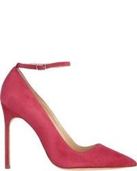 Hot Pink Suede Pumps