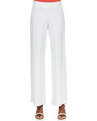 White Wide Leg Pants