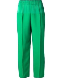 Green Wide Leg Pants
