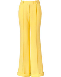 Yellow Wide Leg Pants