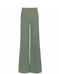 Olive Wide Leg Pants